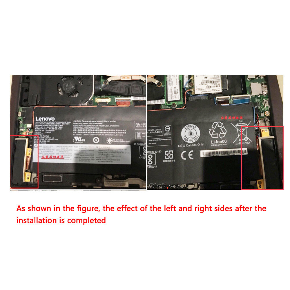 Für Lenovo ThinkPad T480 20L5 20L6 A485 20MU 20MV WLAN+WWAN Wifi Antennenkabel DC33001H710 DC33001H700 01YR494 01YR495