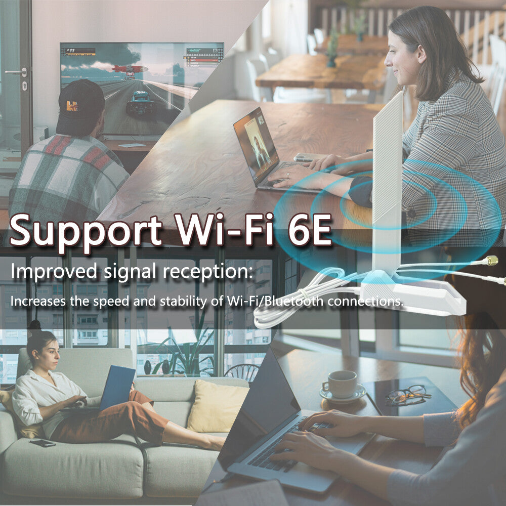 Für ASUS ROG STRIX B760-F GAMING WIFI ROG STRIX B550-E GAMING WiFi Antenne 14008-02650600 14008-02650500