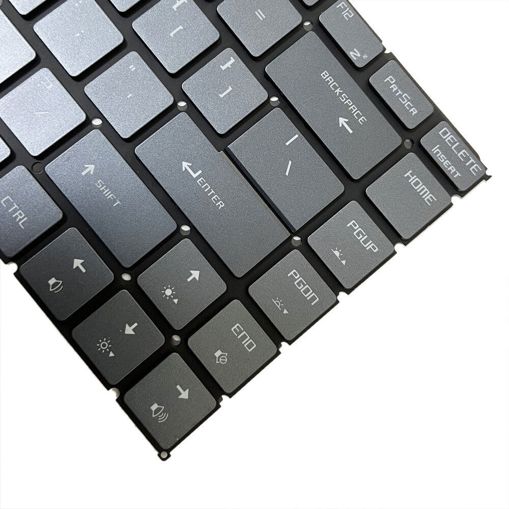 For MSI MS-16Q4 WS65 9TK WS65 9TL WS65 9TM US Gray Backlit Keyboard NSK-FDABN_800 P-180402-2