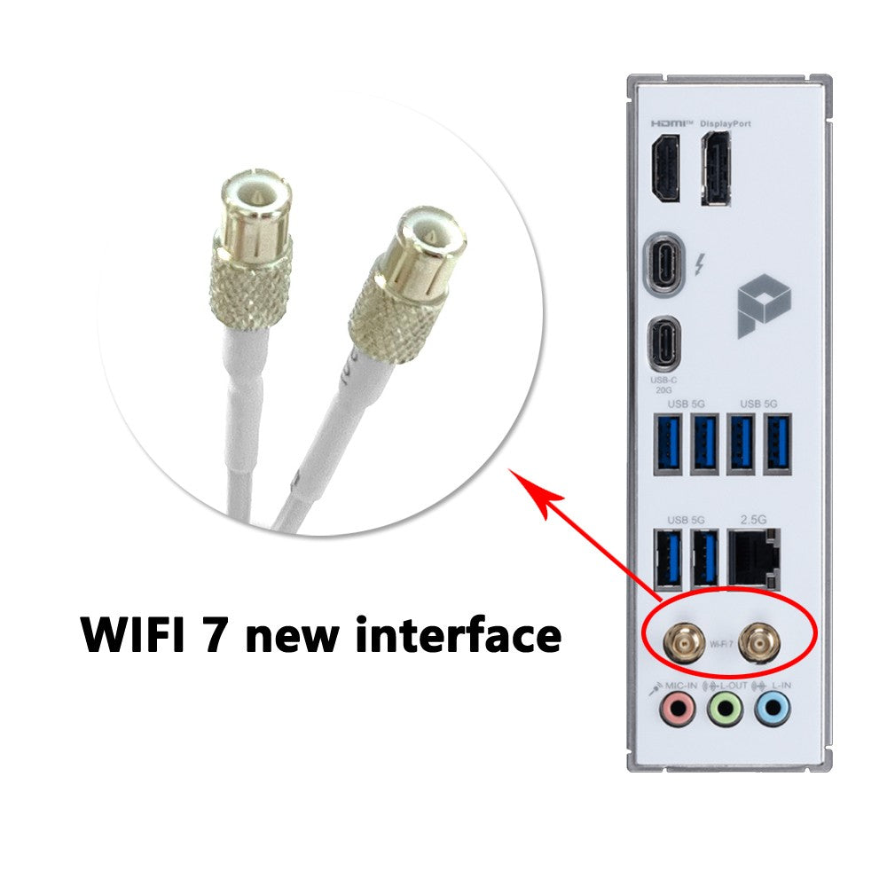 MSI B840 GAMING PLUS B850M GAMING B860M GAMING PLUS WiFi 7 Antenna Cable