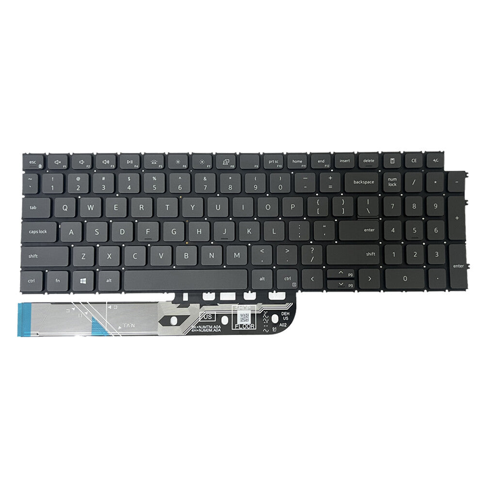 For Dell Inspiron 15 3511 3515 5510 5515 7510 16 7610 US Backlit Keyboard