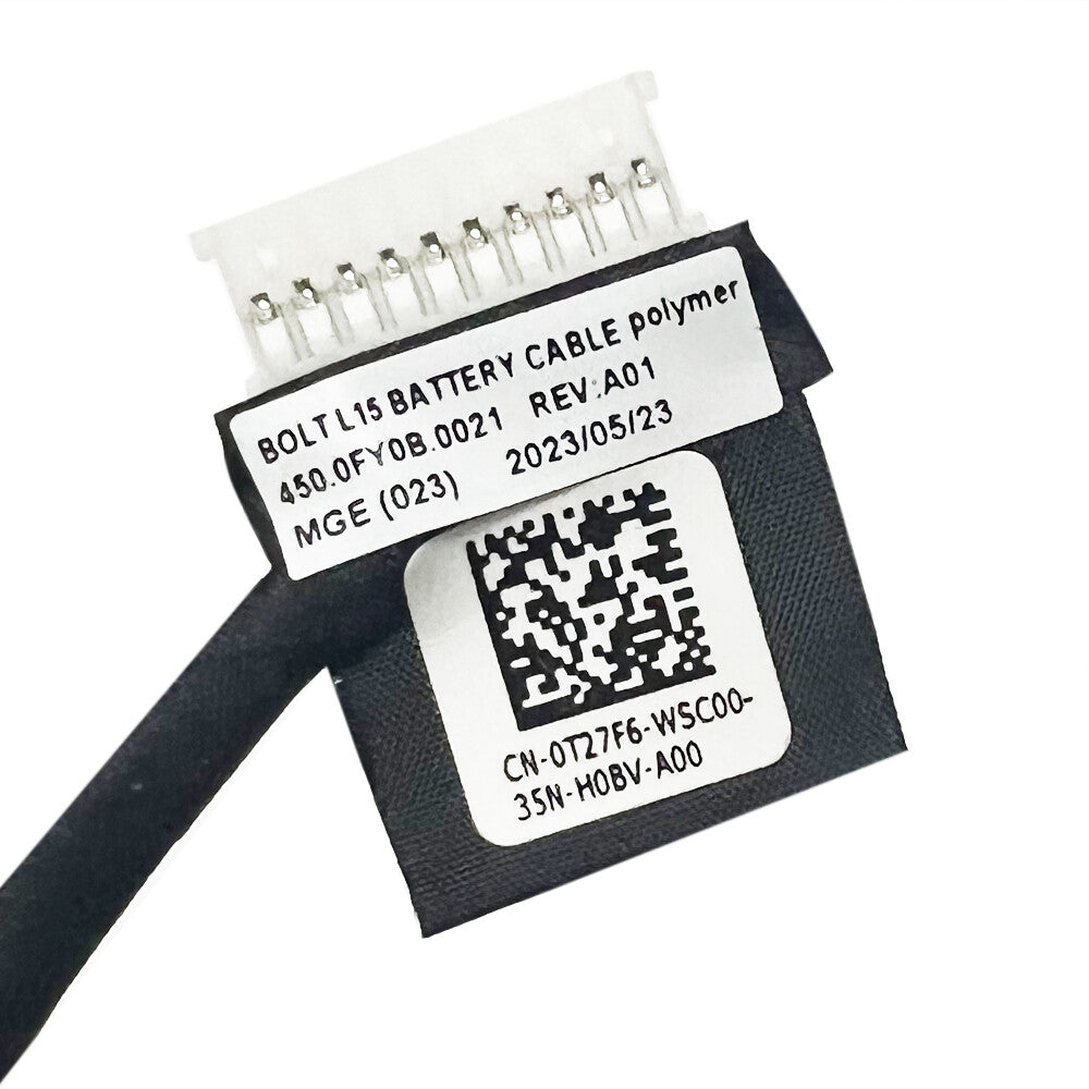 For DELL BOLT L15 Latitude 3500 Battery Cable 0T27F6 450.0FY0B.0021