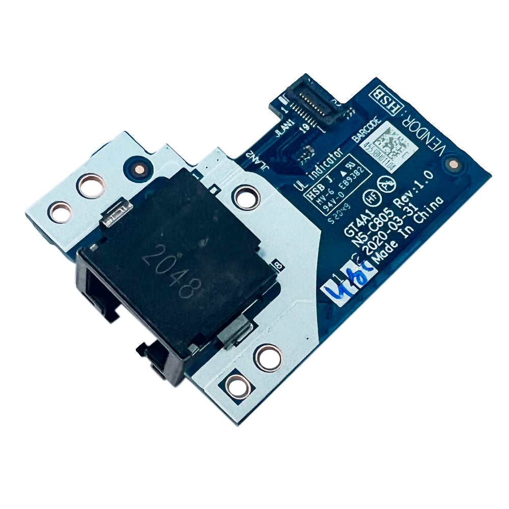 For LENOVO ThinkPad T490 20N2 20N3 20Q9 20QH 20RY 20RX P43s 20RH 20RJ RJ45 Etherner Board Connector 02HK993 NS-B903 NS-C805 5C50S73045