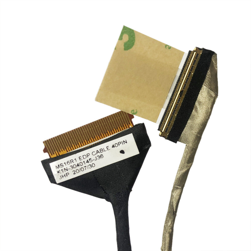 For MSI MS-16R7 Thin GF63 12HW EDP LCD Screen Cable 40PIN K1N-3040145-J36 K1N-3040207-H39 K1N-3040326-J36 K1N-3040326-H58