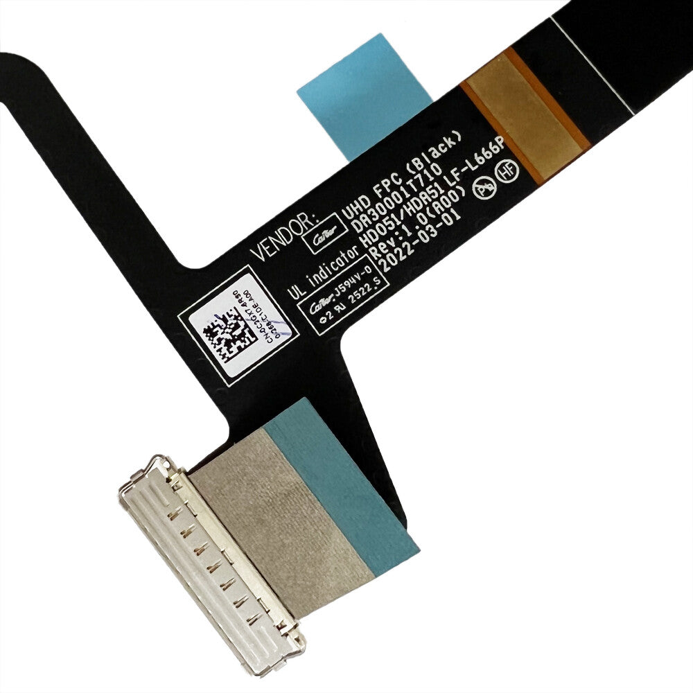 Pour DELL Latitude 5520 Precision 3560 Câble d'écran LCD IR TACTILE SP15 EDP 40 broches 0JFHT7 450.0M606.0002 450.0M606.0022
