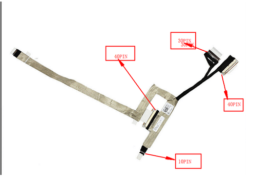 For Dell INSPIRON 13 5368 5378 5379 Latitude 3390 2-in-1 FHD EDP LCD Screen Cable 40pin 0FTRJC 450.07R01.0001 450.07R01.0011 450.07R01.0021