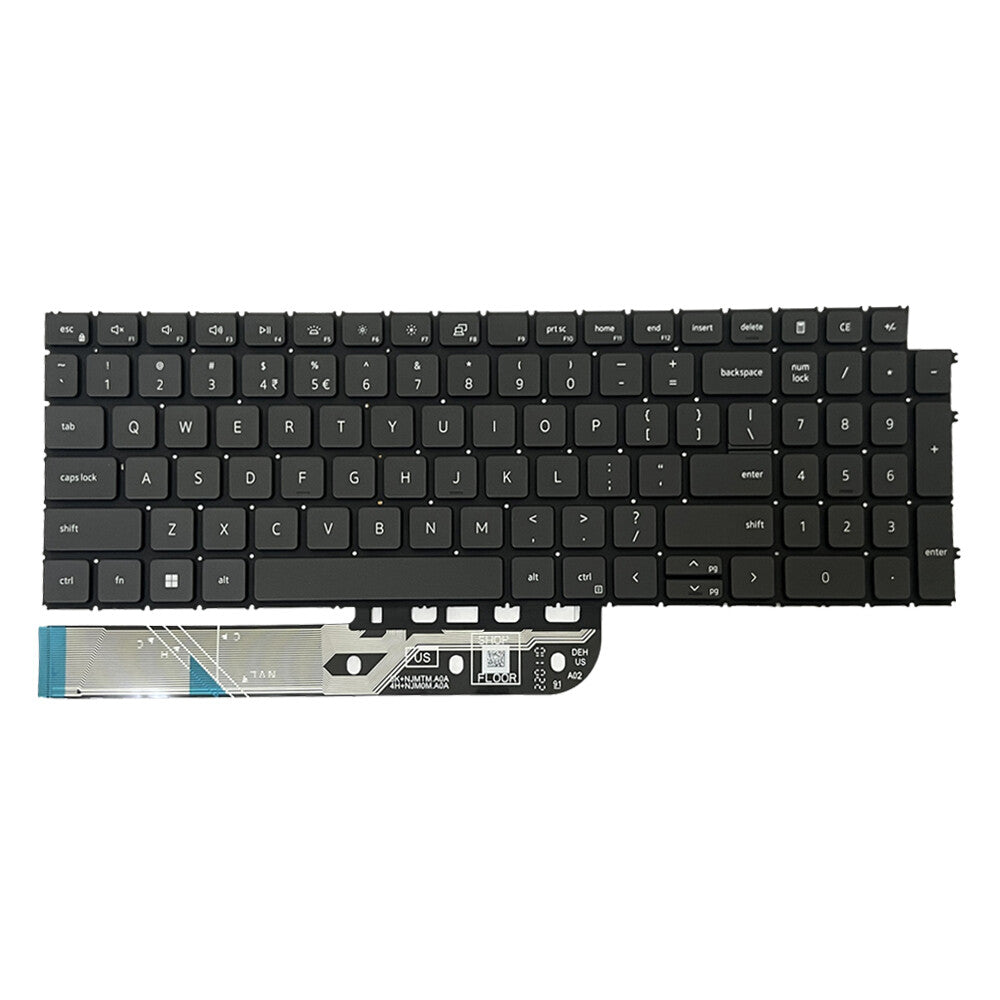 For Dell Inspiron 15 3511 3515 5510 5515 7510 16 7610 US Backlit Keyboard